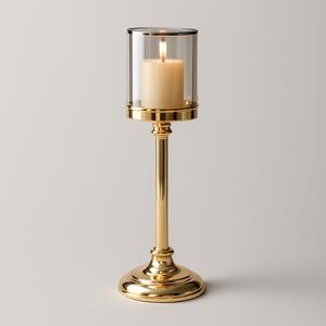 Bougeoirs Rétro Nordiques – Verre & Métal Design Haut de Gamme