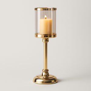 Bougeoirs Rétro Nordiques – Verre & Métal Design Haut de Gamme