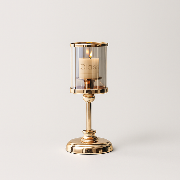 Bougeoirs Rétro Nordiques – Verre & Métal Design Haut de Gamme